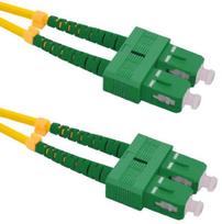 Kabelis Qoltec Optic Patch Cable SC/APC, SC/APC, 5 m, geltona sp.