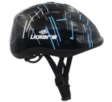 Dviratininkų šalmas vaikams Volare Kids, juoda sp., 47-51 cm