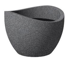 Gėlių vazonas Scheurich Granit 250/60, plastikinis, Ø 60 cm, tamsiai pilka sp.