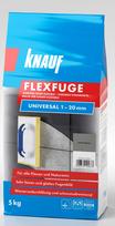 Glaistas siūlėms Knauf FLEXFUGE, dekoratyvinis, cemento pilka, 5 kg