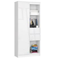 Biuro spinta Akord CLP R15, balta sp., 180 cm x 35 cm x 80 cm