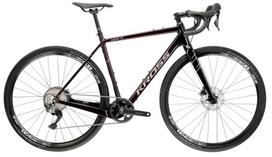 Dviratis gravel Kross Esker 7.0, 28 ", L rėmas, juoda sp./violetinė sp.