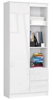 Biuro spinta Akord CLP R11, balta sp., 180 cm x 80 cm x 35 cm