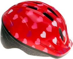 Dviratininkų šalmas vaikams Hearts 10024555, raudona sp., S/M