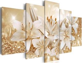 Akrilo stiklo reprodukcija Artgeist Golden Bouquet, 20 cm x 50 cm