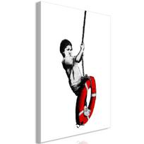 Reprodukcija Artgeist Banksy: Boy on Rope N8706-S, 20 cm x 30 cm
