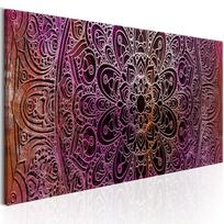 Reprodukcija Artgeist Mandala: Amethyst Energy HK6562-DKX, 135 cm x 45 cm