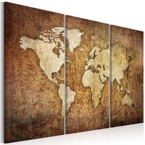 Reprodukcija Artgeist World Map: Brown Texture N7169-DKPWD, 90 cm x 60 cm