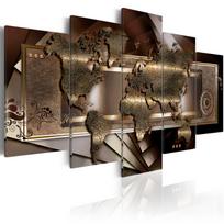 Reprodukcija Artgeist Chestnut map HK3447, 100 cm x 50 cm