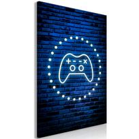 Reprodukcija Artgeist Neon Gamepad MDF02, 20 cm x 30 cm