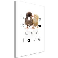 Reprodukcija Artgeist Keep Calm and Love N9305PWD, 40 cm x 60 cm