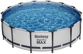 Baseinas, karkasinis Bestway Steel Pro Max, mėlyna sp./balta sp./juoda sp., 427 x 107 cm