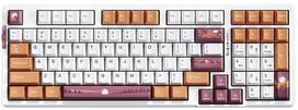 Belaidė žaidimų klaviatūra VGN V98 Pro V2 Kailh Berry Ice Cream, Anglų (US), balta sp./raudona sp./oranžinė sp.