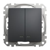 Jungiklis Schneider Electric Sedna Design, 2 kl., antracito sp.