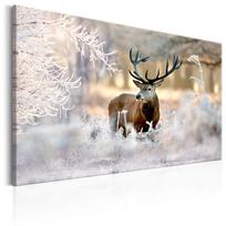 Reprodukcija Artgeist Deer in the Cold HK7055-DKX, 90 cm x 60 cm