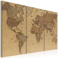 Reprodukcija Artgeist Stylish World Map N6456-DKXPWD, 120 cm x 80 cm