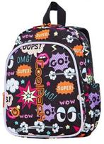 Vaikiška kuprinė CoolPack Bobby LED Comics, juoda sp./įvairių spalvų, 22 cm x 8.5 cm x 30 cm