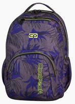 Mokyklinė kuprinė CoolPack Smash Palm Leaves, violetinė sp., 31 cm x 19 cm x 45 cm
