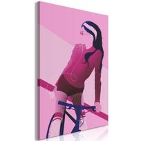 Reprodukcija Artgeist Woman on Bicycle N9568-SPWD, 20 cm x 30 cm