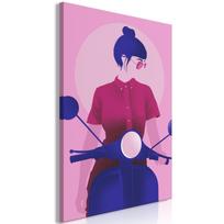 Reprodukcija Artgeist Girl on Scooter N9570PWD, 40 cm x 60 cm