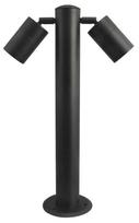 Pastatomas lauko šviestuvas AZzardo Rolf 2, 35W, GU10, IP44, juoda sp., 18 cm x 50 cm