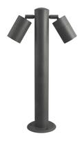 Pastatomas lauko šviestuvas AZzardo Rolf 2, 35W, GU10, IP44, pilka sp., 18 cm x 50 cm