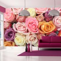 Fototapetas Artgeist Pastel Roses, 270 cm x 441 cm