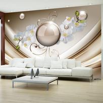 Fototapetas Artgeist Golden Abstract LNEW011520SAM, 140 cm x 196 cm