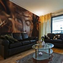 Fototapetas Artgeist Buddha. Fire Of Meditation., 270 cm x 270 cm