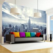 Fototapetas Artgeist Blue New York - City Architecture With The Empire State Building XLNEW010104, 175 cm x 175 cm