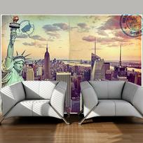 Fototapetas Artgeist Postcard From New York NEW010246, 245 cm x 245 cm