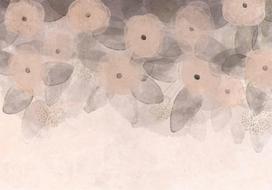 Fototapetas Artgeist Minimalist Meadow - Patterns On A Delicate Beige Textured Background, 280 cm x 280 cm