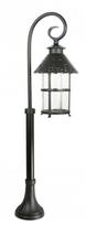 Pastatomas lauko šviestuvas Su-Ma Toledo, 100W, E27, IP23, juoda sp., 26 cm x 86 cm