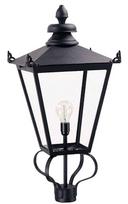 Pastatomas lauko šviestuvas Elstead Lighting Lantern Head Only, 200W, E27, IP23, juoda sp., 39 cm x 82.5 cm