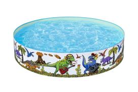 Baseinas, vaikiškas Bestway Dinosaur Fill N Fun 55022, įvairių spalvų, 183 x 38 cm