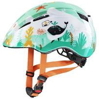 Dviratininkų šalmas vaikams Uvex Kid 2, balta sp./turkio sp., 46-52 cm