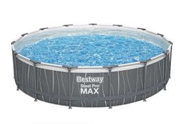 Baseinas, karkasinis Bestway Steel Pro Max 561GD, pilka sp., 457 x 107 cm