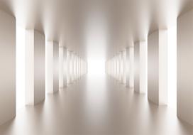 Fototapetas Artgeist Sunny Tunnel, 280 cm x 280 cm