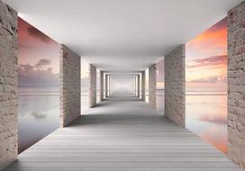 Fototapetas Artgeist Walk In The Sky, 280 cm x 280 cm