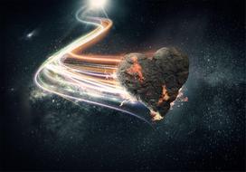 Fototapetas Artgeist Love Meteorite, 210 cm x 210 cm