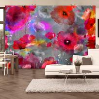 Fototapetas Artgeist Painted Poppies 4XLFT267SAM, 280 cm x 392 cm