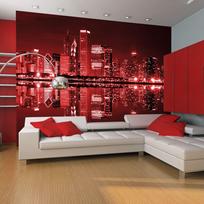 Fototapetas Artgeist Wine-Colored Chicago XXLFTNT1087, 231 cm x 231 cm