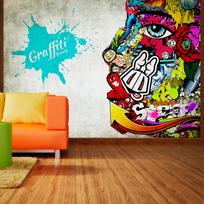 Fototapetas Artgeist Graffiti Beauty NEW010357SAM, 245 cm x 245 cm