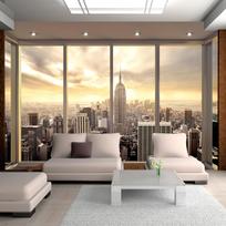 Fototapetas Artgeist Morning And Skyscrapers MNEW010355, 105 cm x 105 cm