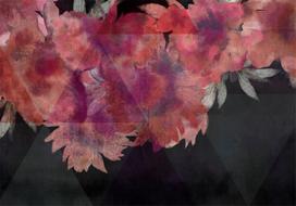 Fototapetas Artgeist Romantic Flowers, 175 cm x 175 cm