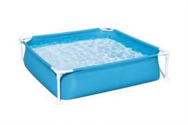 Baseinas, karkasinis/vaikiškas Bestway 56217, mėlyna sp. 122 cm x 122 cm x 30 cm