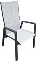 Lauko kėdė Home4you Casper, pilka sp., 67 cm x 56 cm x 110 cm