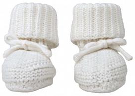 Vaikiškos šlepetės, klasikinis, kūdikiams Lodger Slipper Knit Cloud Dancer, balta sp., 0-6 mėn.