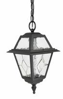 Lauko pakabinamas šviestuvas Su-Ma K 1018/1/N, 60W, E27, IP43, juoda sp., 19.5 cm x 72 cm