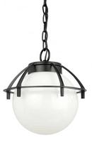 Lauko pakabinamas šviestuvas Su-Ma Kule 200, 60W, E27, IP43, juoda sp., 25 cm x 66 cm